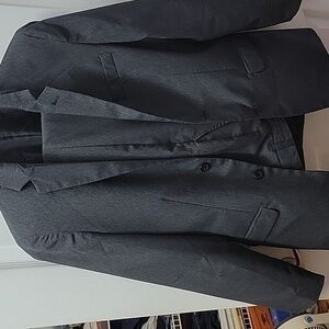 Young MENMen's Gray Pinstripe Suit